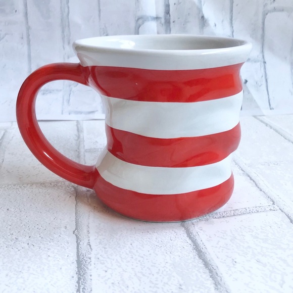 Dr. Seuss Cat in the Hat Striped Coffee Mug Universal - Picture 3 of 8